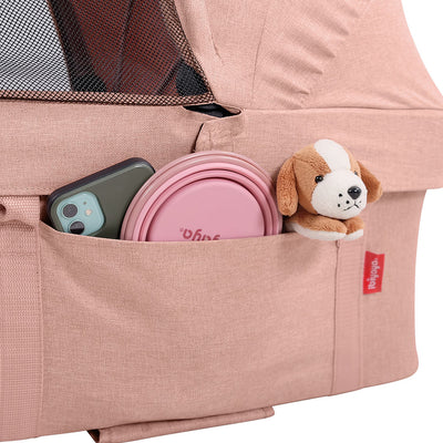 Ibiyaya CLEO Pet Stroller & Car Seat Travel System, Coral Pink