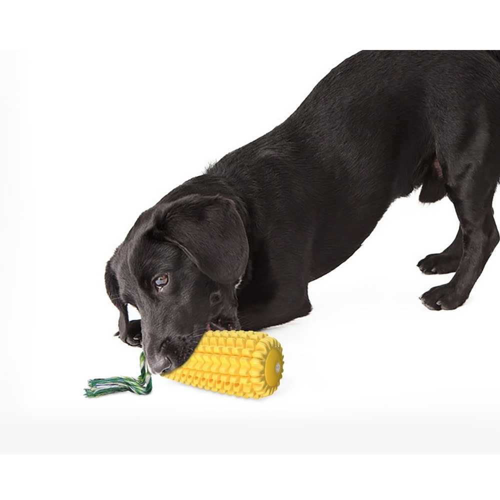 Corn-shaped Dental Chew Dog Toy