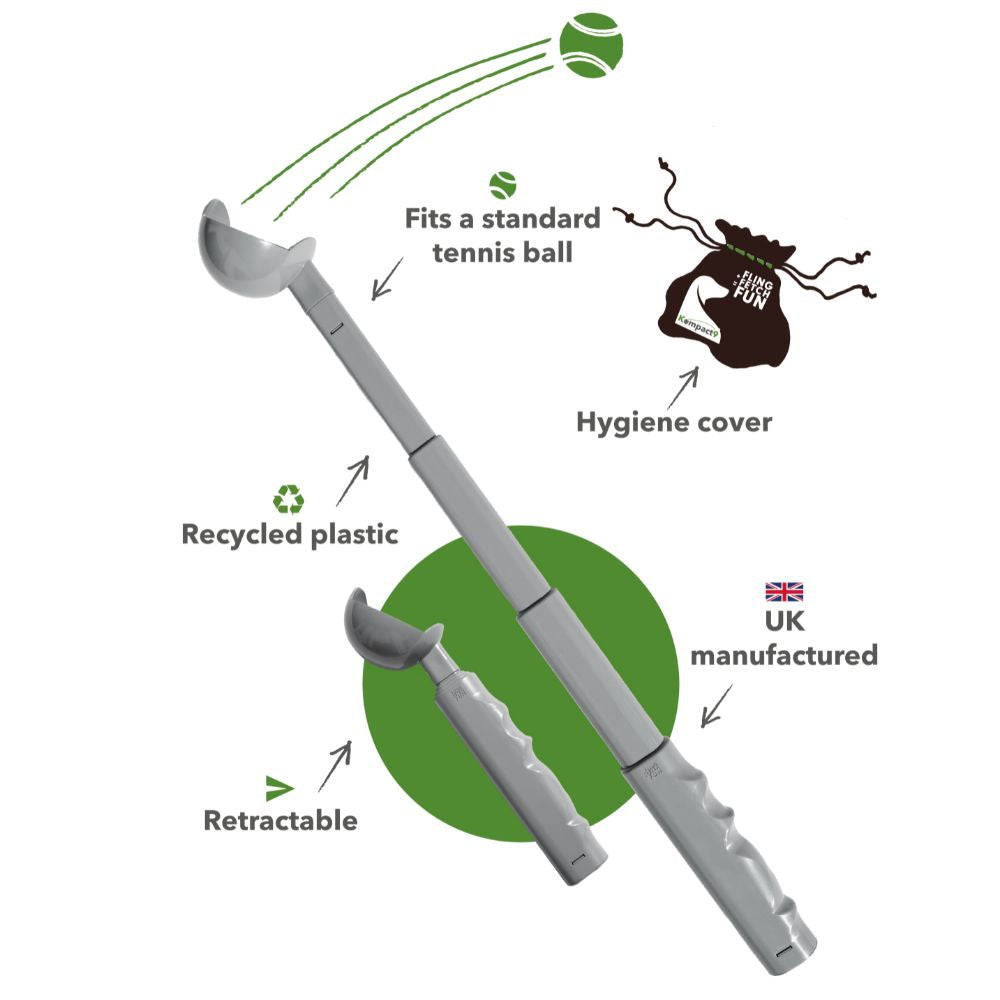 Telescopic sales ball thrower
