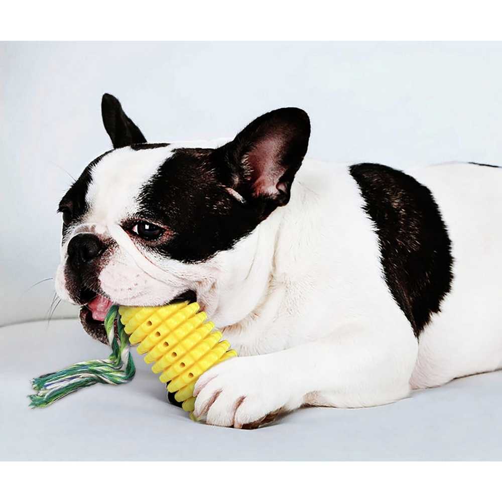 Corn-shaped Dental Chew Dog Toy
