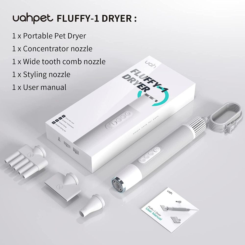 Uahpet Pet Hair Dryer for Dogs & Cats
