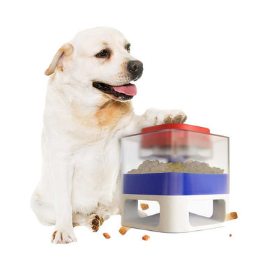 Dog Treat Dispenser Toy With Button