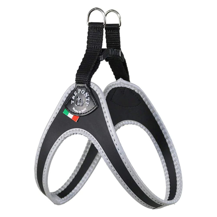 Tre Ponti Genesis Step In Harness for Dogs and Cats, Black