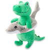 Fringe Studio Shark Week T-Rex Plush Squeaker Dog Toy