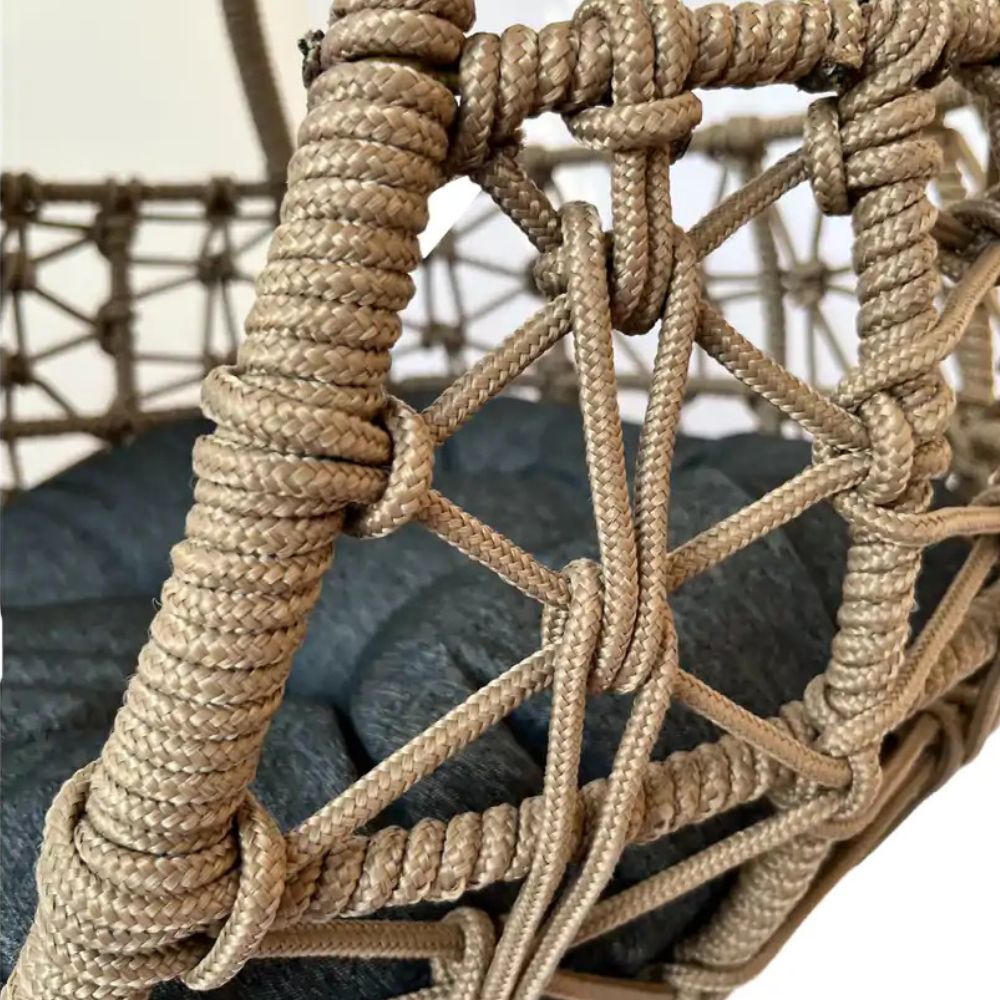 Esmee II Wicker Rope Hanging Pet Bed, Natural