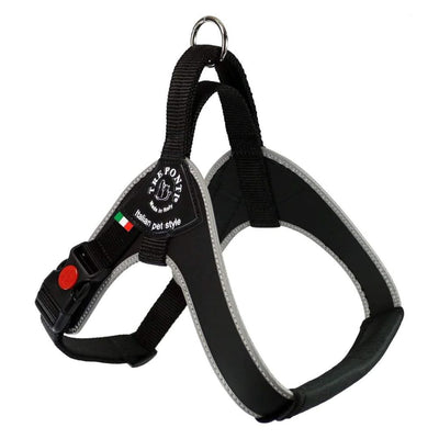 Tre Ponti Brio Adjustable Step In Dog Harness, Black