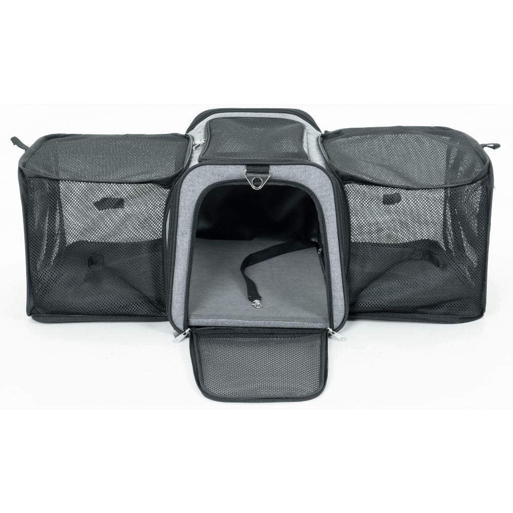 TwoSided Expandable Soft Pet Carrier, Large Modern Pets