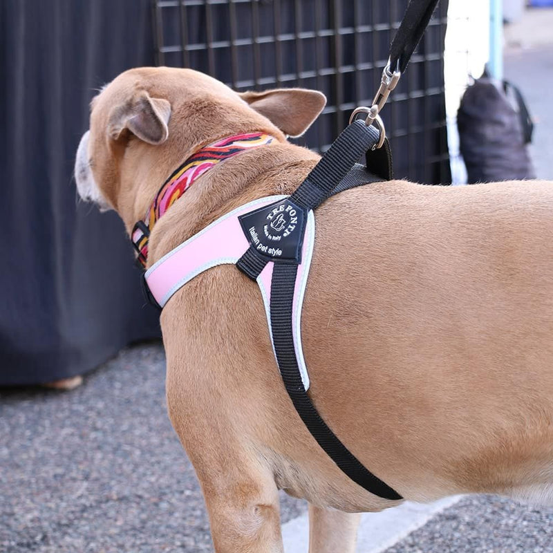 Tre Ponti Genesis Adjustable Girth Easy Fit Pet Harness, Black