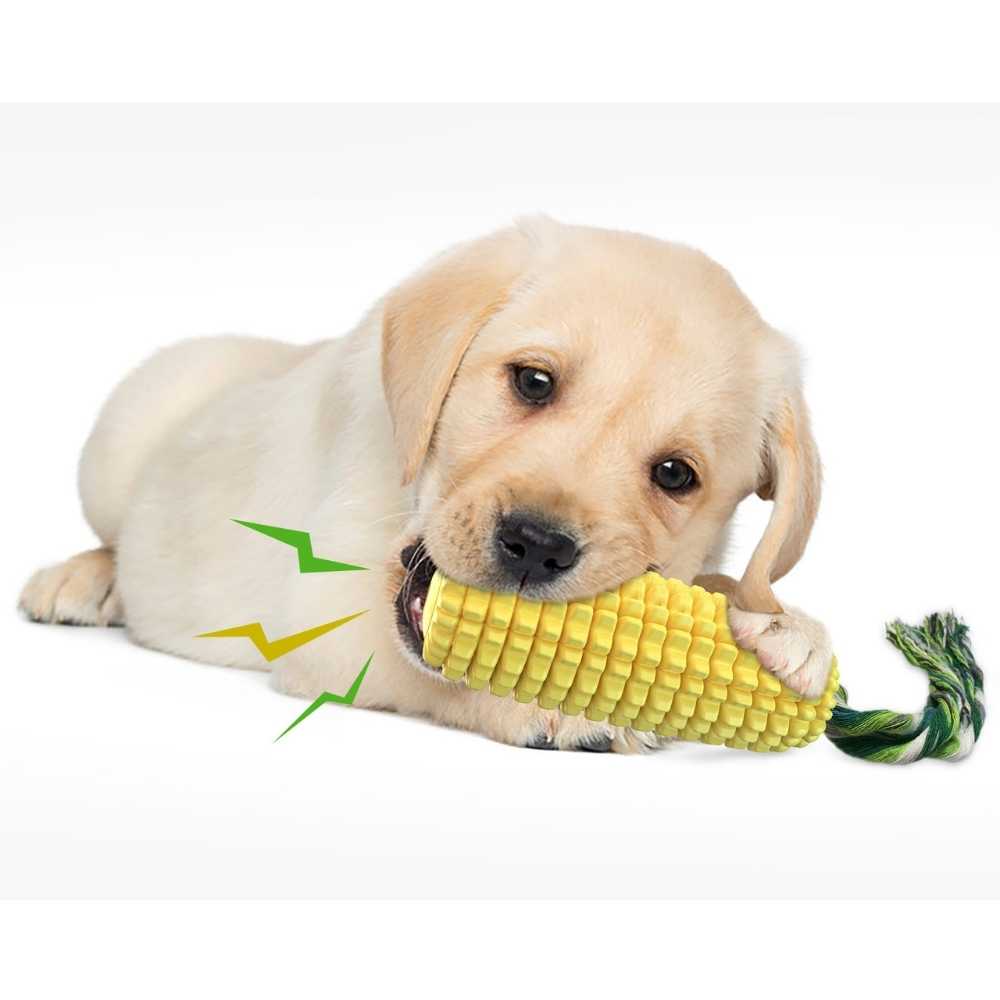 Corn-shaped Dental Chew Dog Toy