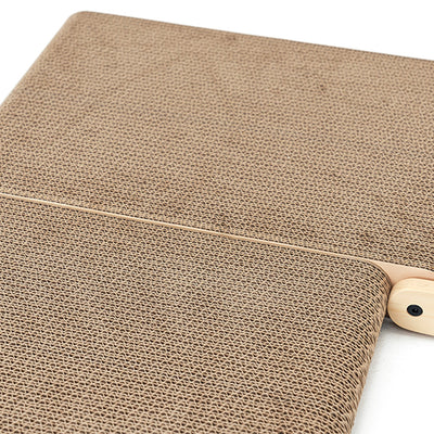 Ibiyaya Fold-Out Cardboard Cat Scratcher, Cinnamon