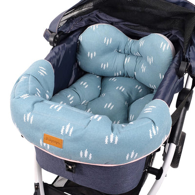 Ibiyaya Pet Stroller Comfort Liner Set, Blue