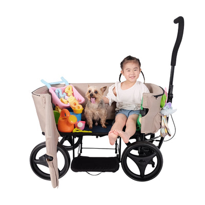 Ibiyaya Noah All-Around Beach Cart Wagon, Sand & Sea