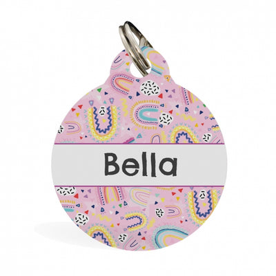 Pet ID Tag - Rainbow Dreams
