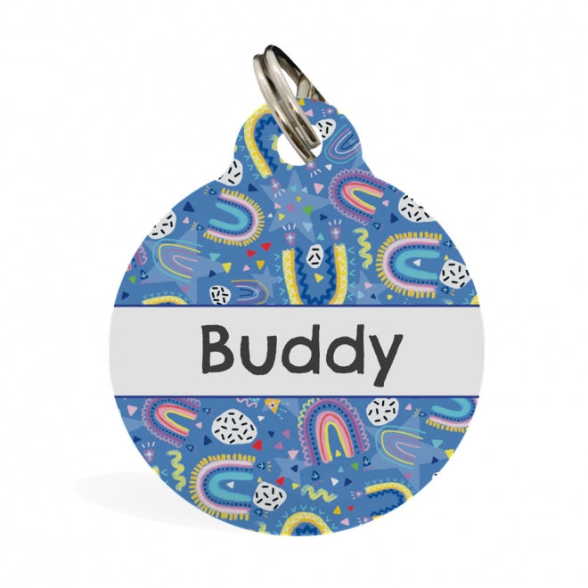 Pet ID Tag - Rainbow Dreams
