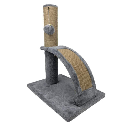 Cattitude Cat Scratcher Cattitude Storm Grey Arched Scratching Post
