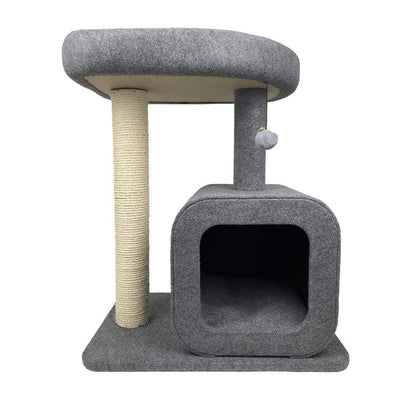 Cattitude Cat Tree Cattitude Cat Scratching Tree With Top and Bottom Bed