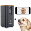 Dogness Automatic Pet Feeder Dog Camera & Interactive Treat Dispenser, Black