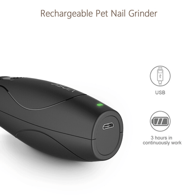 Elspet Pet Grooming Elspet Pet Nail Grinder with 3 Trimmer Ports, USB Rechargeable