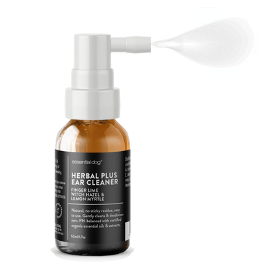 Essential Dog Pet Grooming Essential Dog Herbal Plus Dog Ear Cleaner, Ear Wax Remover, 50ml