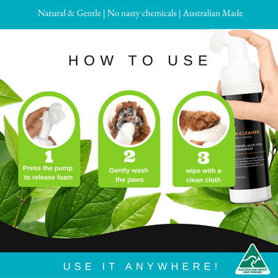 Essential Dog Pet Grooming Essential Dog Portable Paw Cleaner Aloe Lemongrass & Lavender