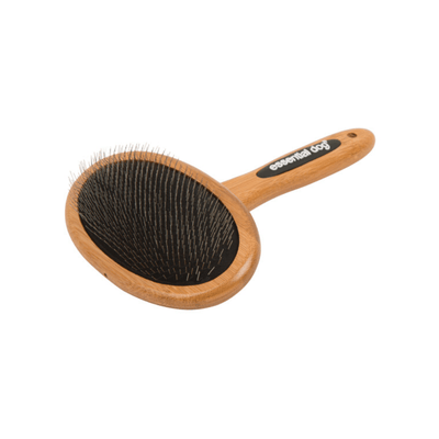 Essential Dog Pet Grooming Natural Bamboo Slicker Brush for Dogs & Cats