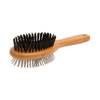Essential Dog Pet Grooming Natural Bamboo Two-Sided Pet Brush