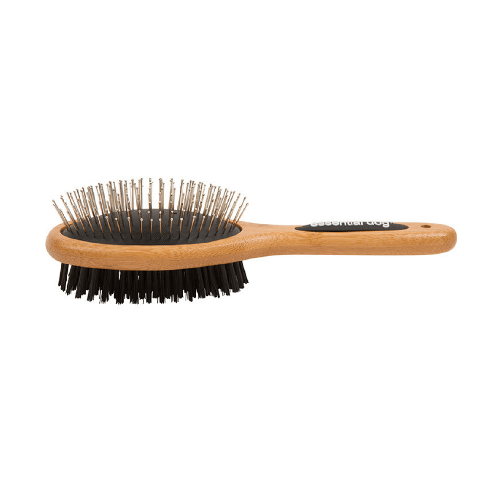 Essential Dog Pet Grooming Natural Bamboo Two-Sided Pet Brush