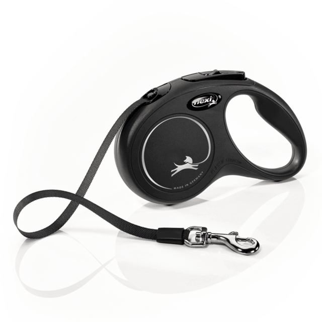 Flexi Dog Leash Flexi Classic Tape Retractable Dog Leash, Medium 5M