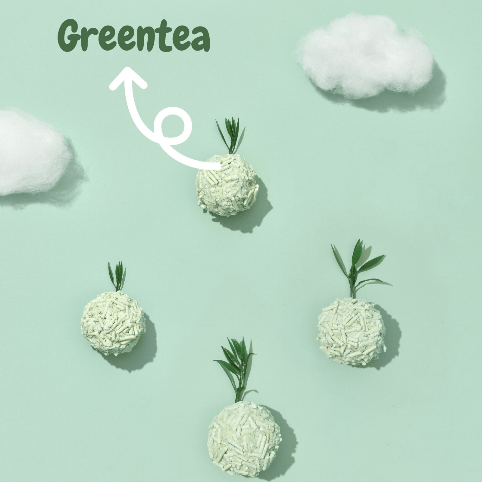 Furrytail Cat Litter Michu Tofu Natural Clumping Cat Litter, Green Tea