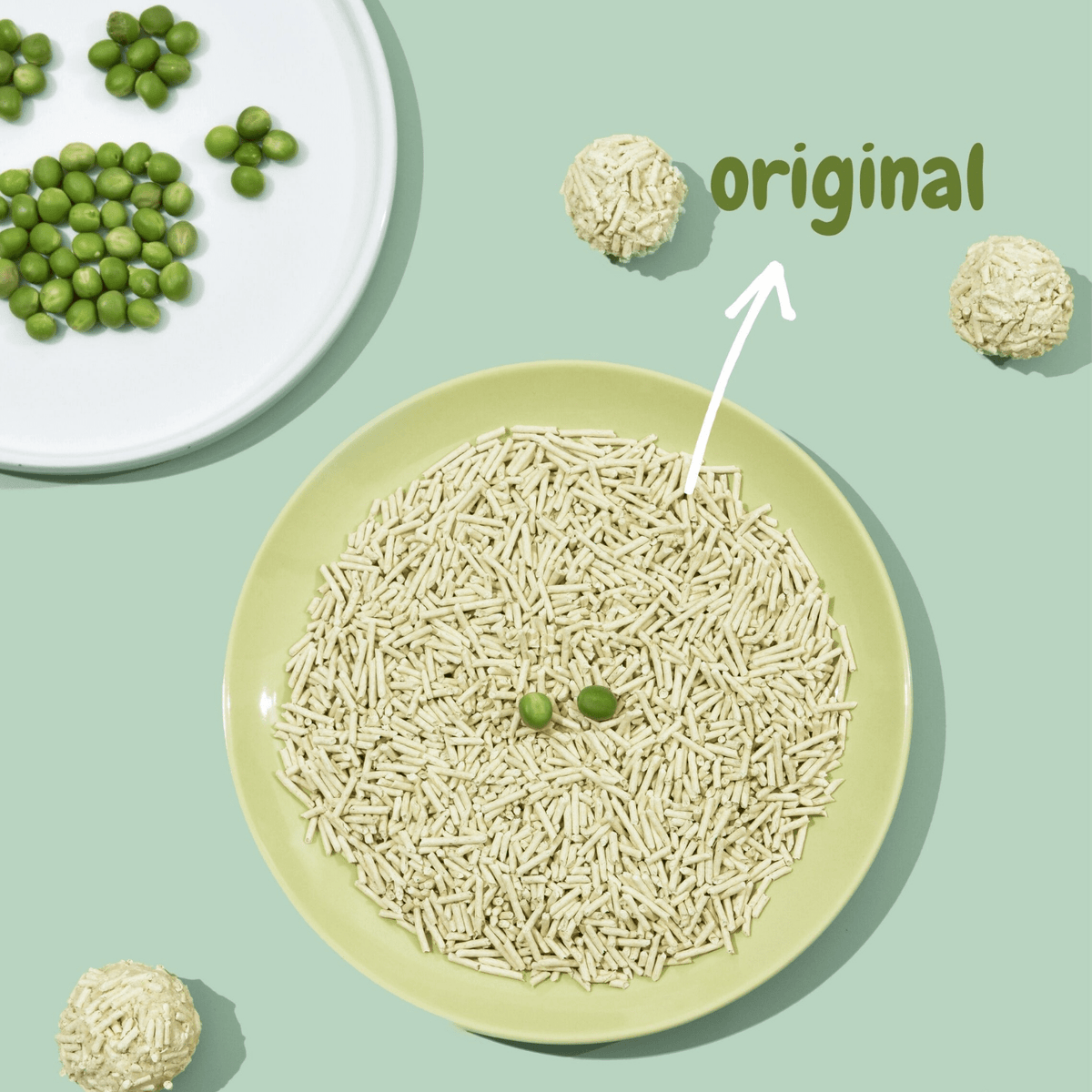 Michu Tofu Natural Clumping Biodegradable Cat Litter, Original Modern