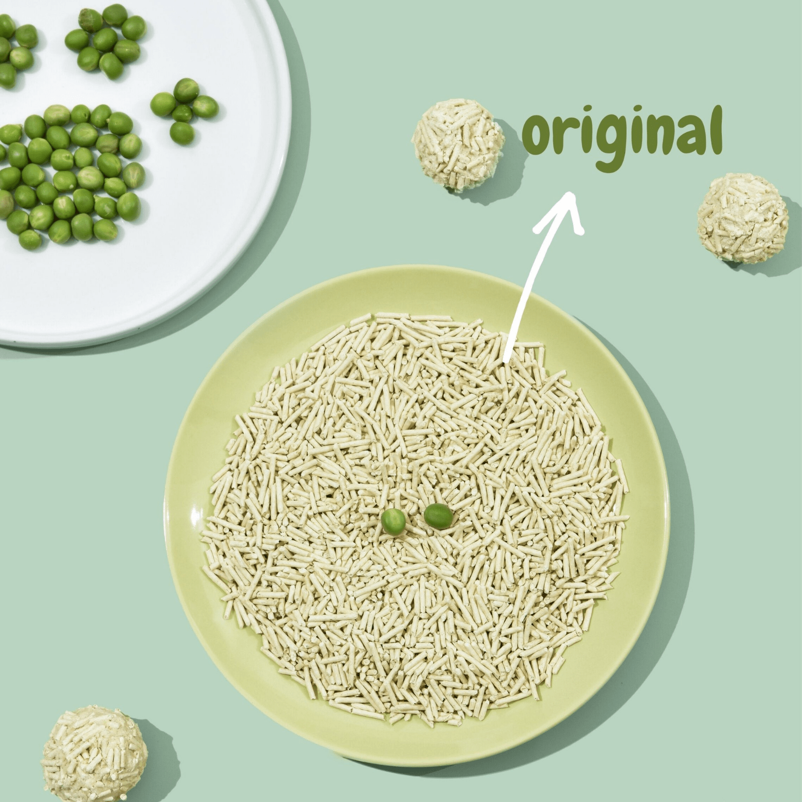 Michu Tofu Natural Clumping Biodegradable Cat Litter, Original Modern