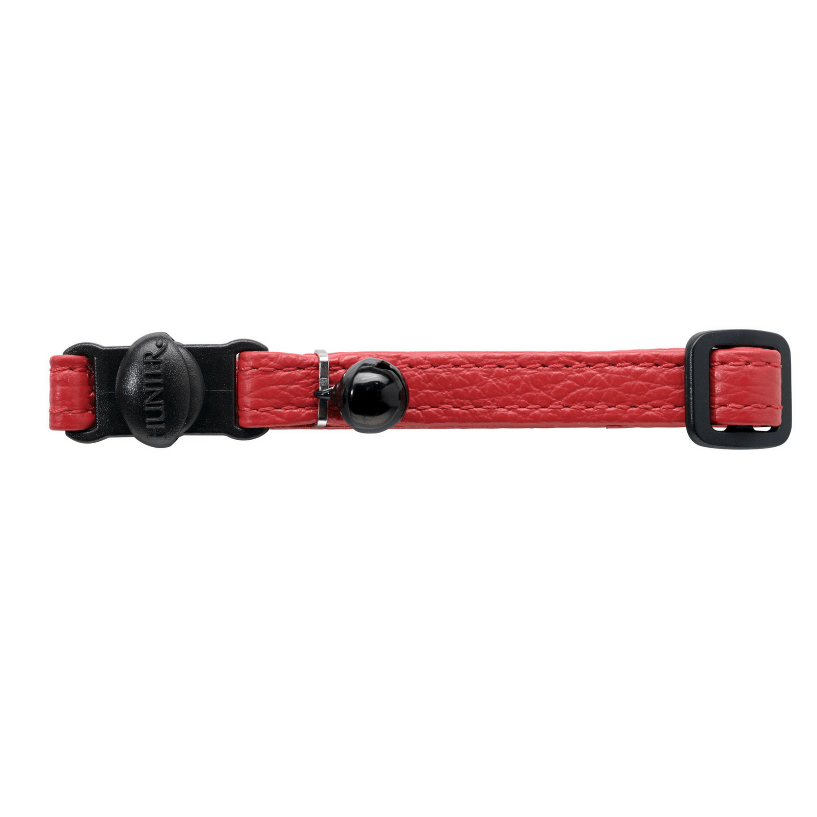 Hunter International Cat Collar Red Hunter Premium Capri Designer Leather Cat Collar