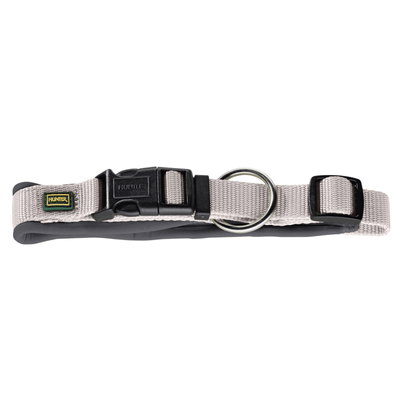 Hunter International Dog Collar 30 (28-30cm) / Grey Hunter Neoprene Vario Plus Dog Collar Clasp Buckle