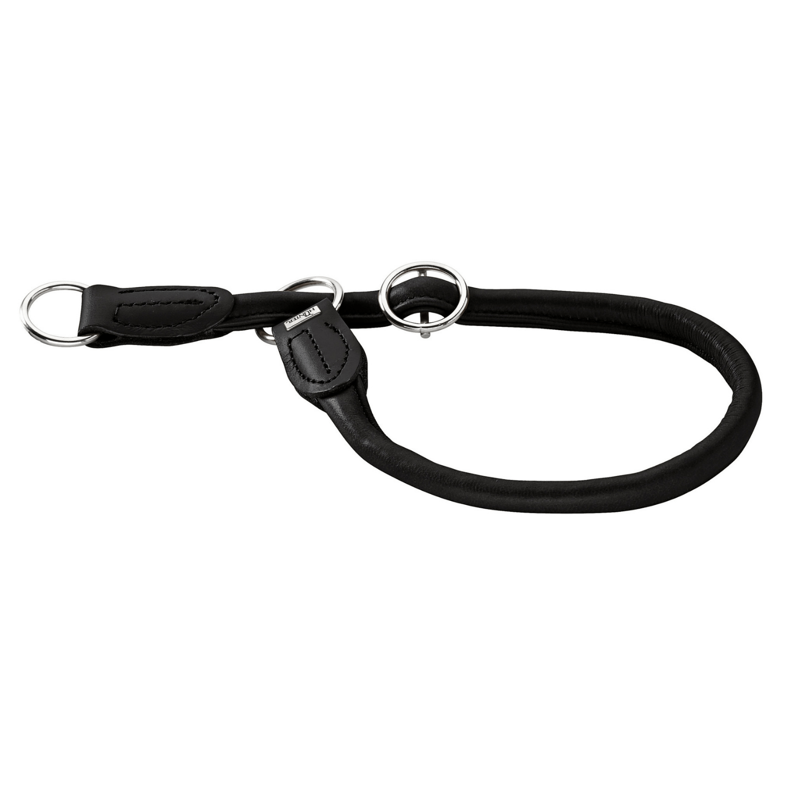 Hunter International Dog Collar Black / 45/M Hunter Rolled Elk Dog Training Collar