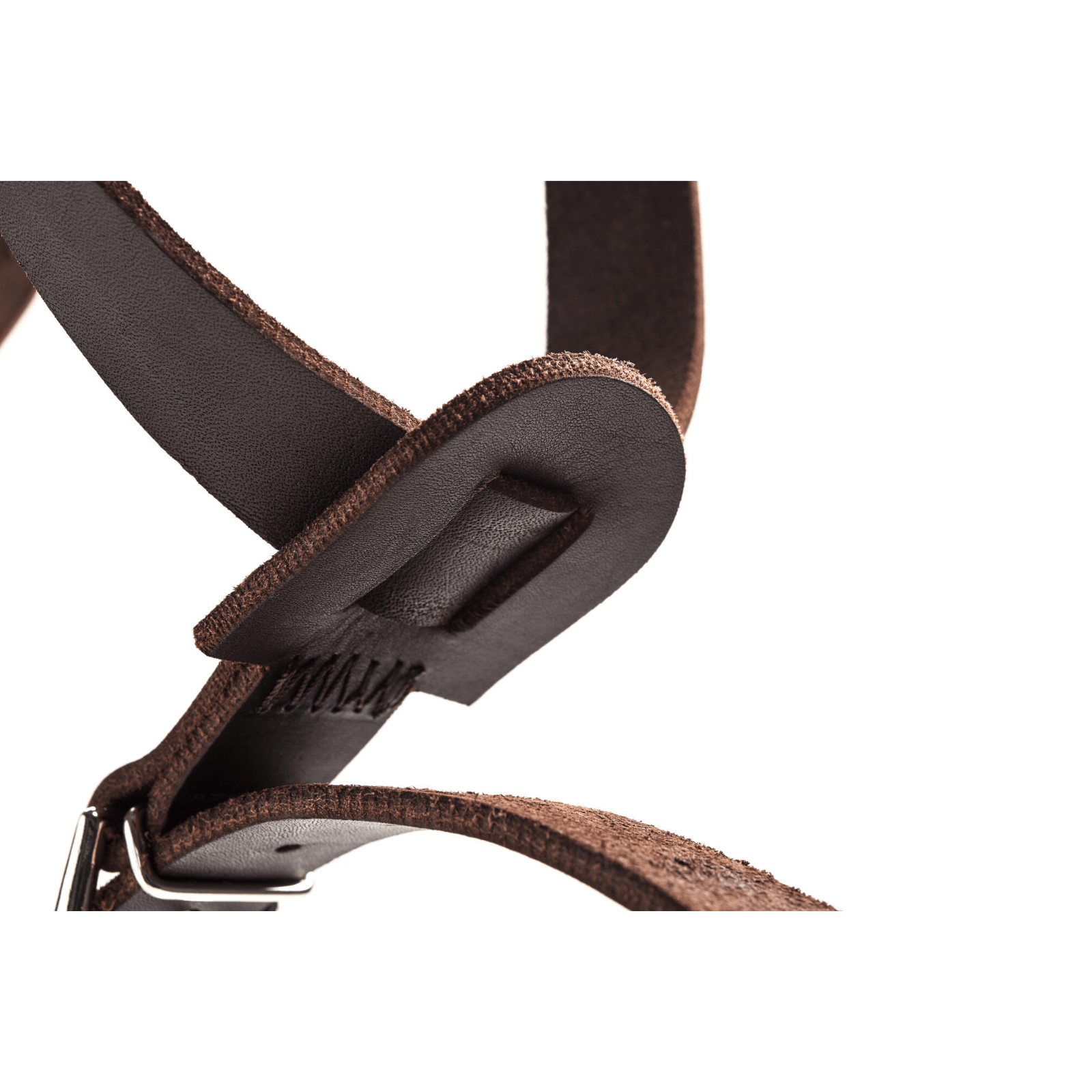 Hunter International Dog Collar Hunter Aalborg Soft Genuine Leather Dog Harness, Dark Brown