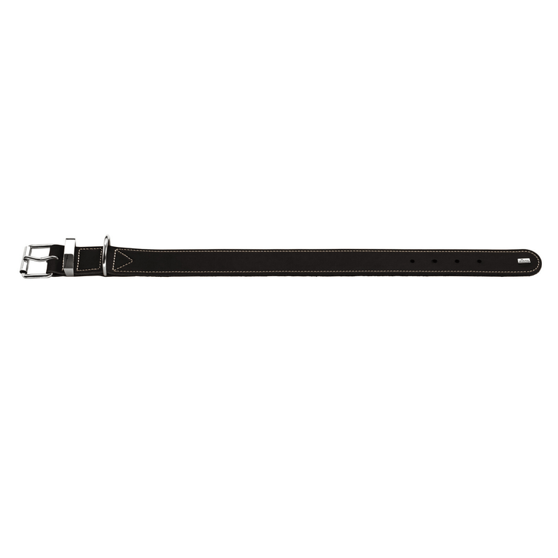 Hunter International Dog Collar Hunter Aalborg Special Leather Dog Collar, Black