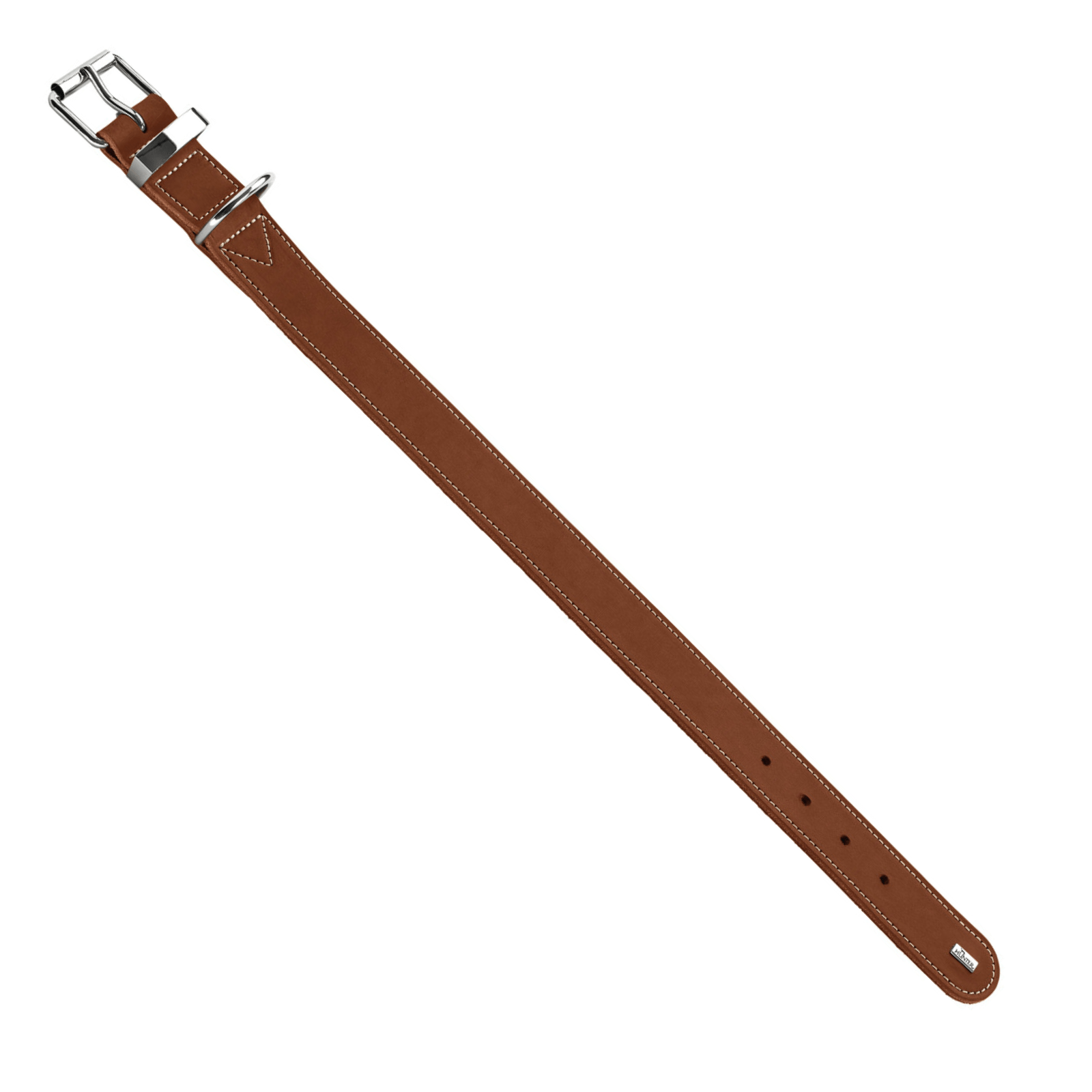 Hunter International Dog Collar Hunter Aalborg Special Leather Dog Collar, Cognac