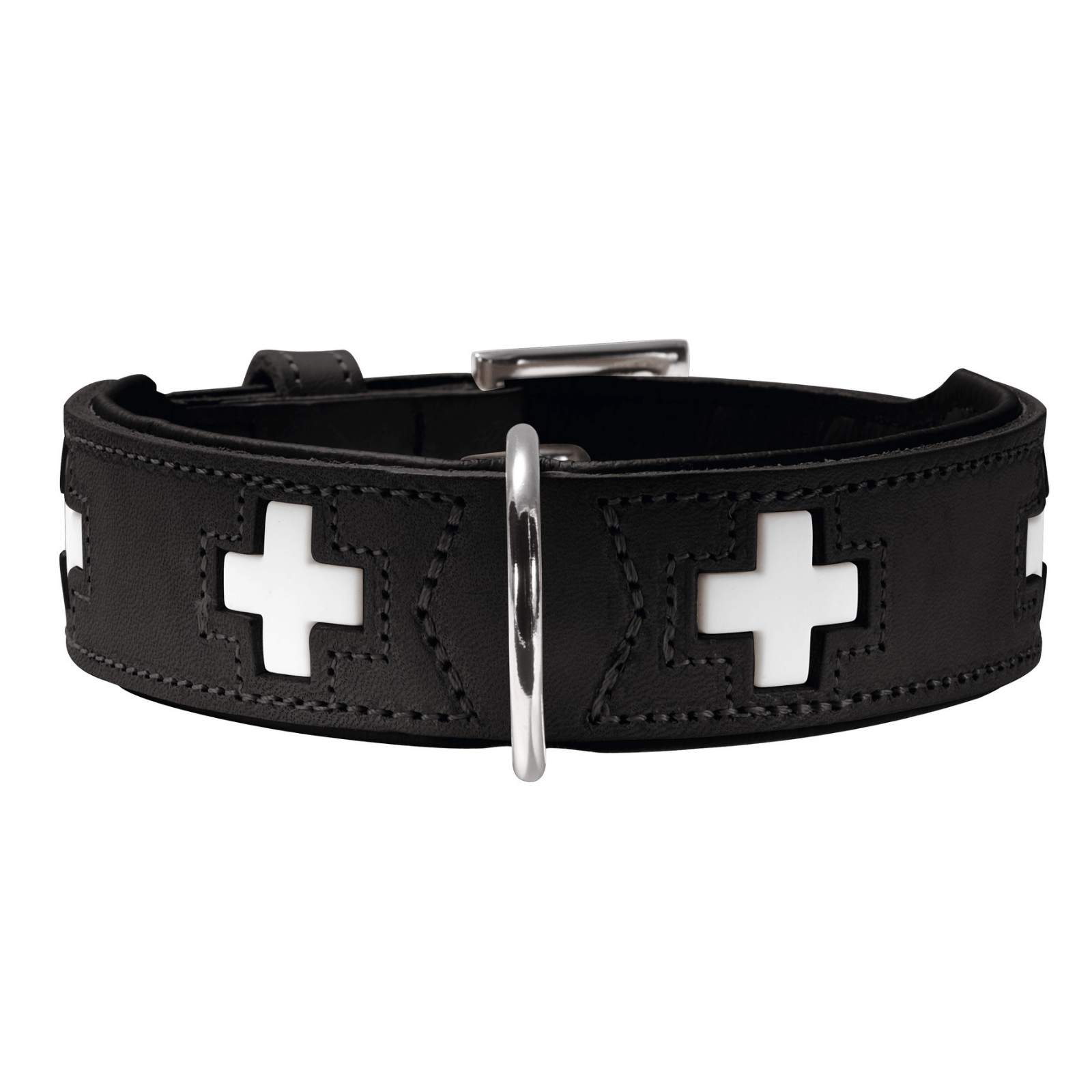 Hunter International Dog Collar Hunter Classic Swiss Leather Dog Collar