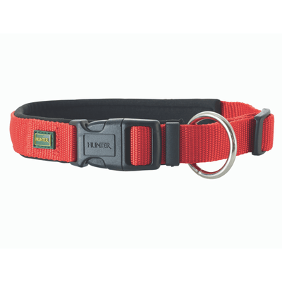 Hunter International Dog Collar Hunter Neoprene Vario Plus Dog Collar Clasp Buckle