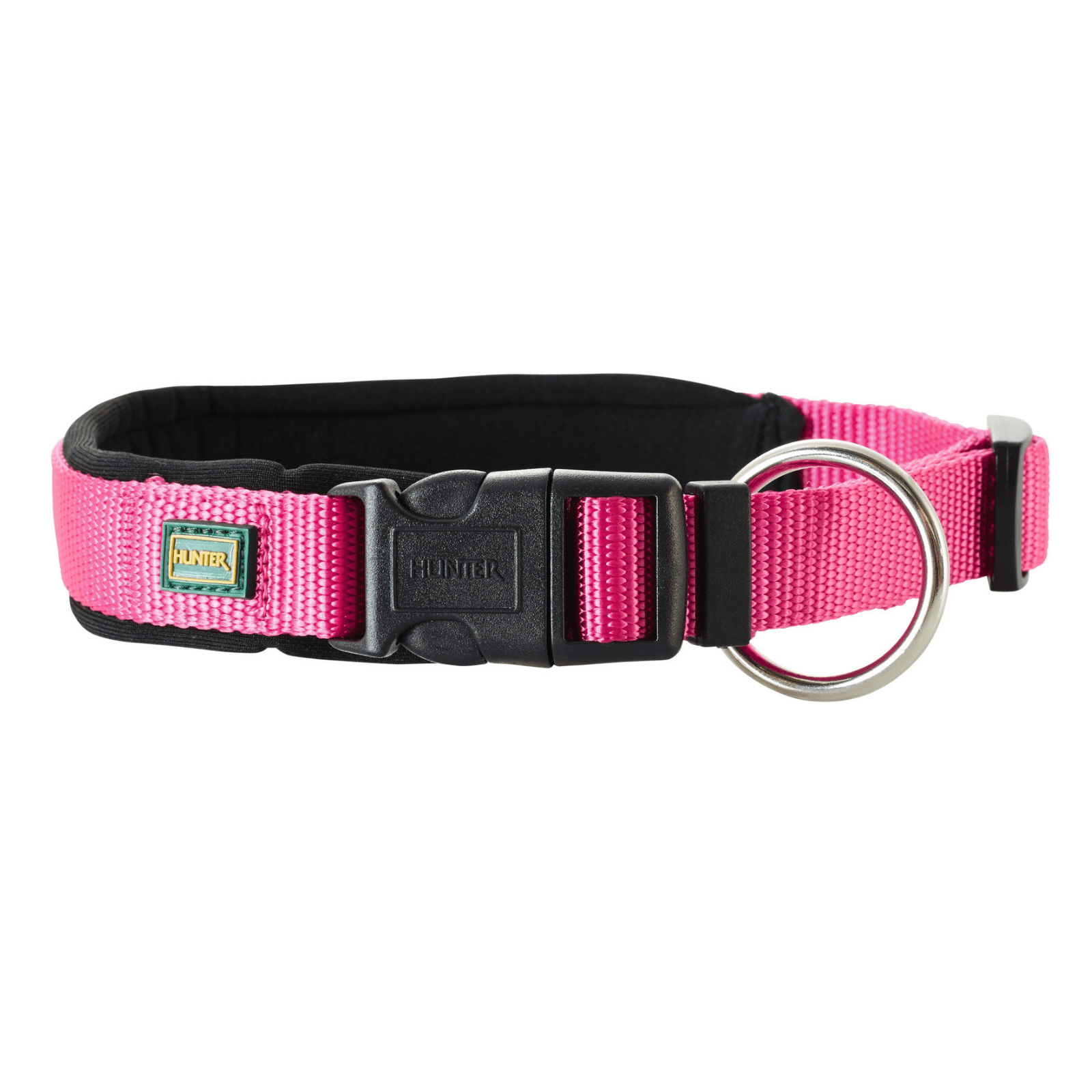 Hunter International Dog Collar Hunter Neoprene Vario Plus Dog Collar Clasp Buckle