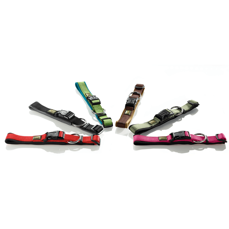 Hunter International Dog Collar Hunter Neoprene Vario Plus Dog Collar Clasp Buckle