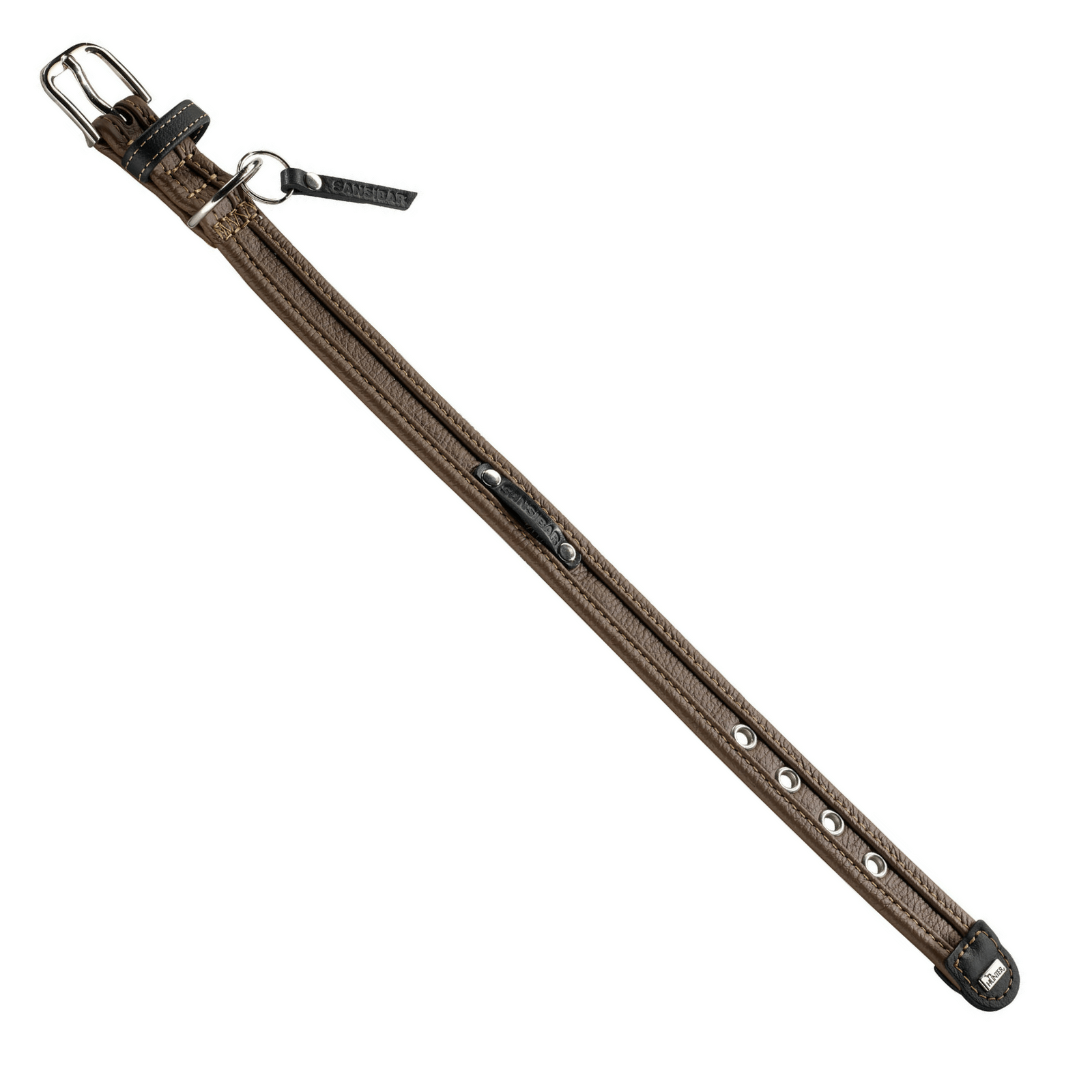 Hunter International Dog Collar Hunter Sansibar Special Edition Leather Dog Collar