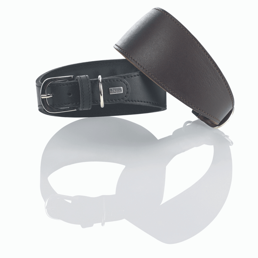 Hunter International Dog Collar Hunter Super Soft Greyhound Leather Dog Collar