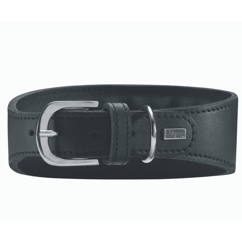 Hunter International Dog Collar Hunter Super Soft Greyhound Leather Dog Collar