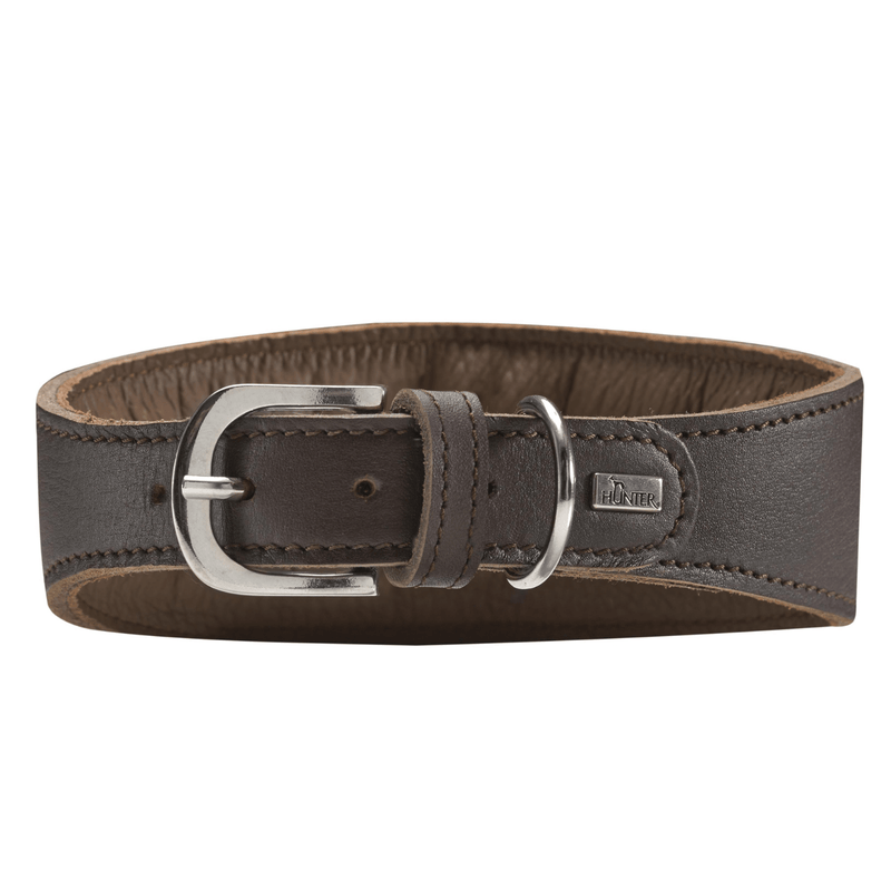 Hunter International Dog Collar Hunter Super Soft Greyhound Leather Dog Collar