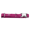 Hunter International Dog Collar Raspberry / S (30-45cm) Hunter Capri Pearl Alu-Strong Leather Dog Collar Clasp Buckle