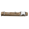 Hunter International Dog Collar Stone / S (30-45cm) Hunter Capri Pearl Alu-Strong Leather Dog Collar Clasp Buckle