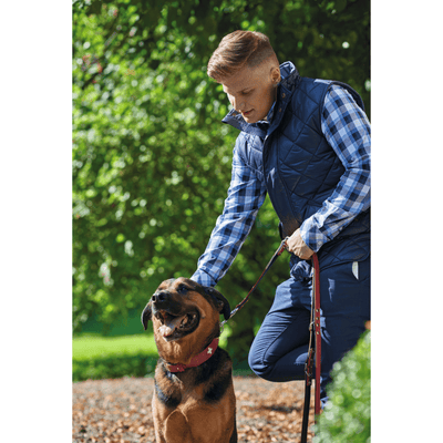 Hunter International Dog Leash Hunter Classic Swiss Leather Dog Training Lead, 3-Way Adjustable