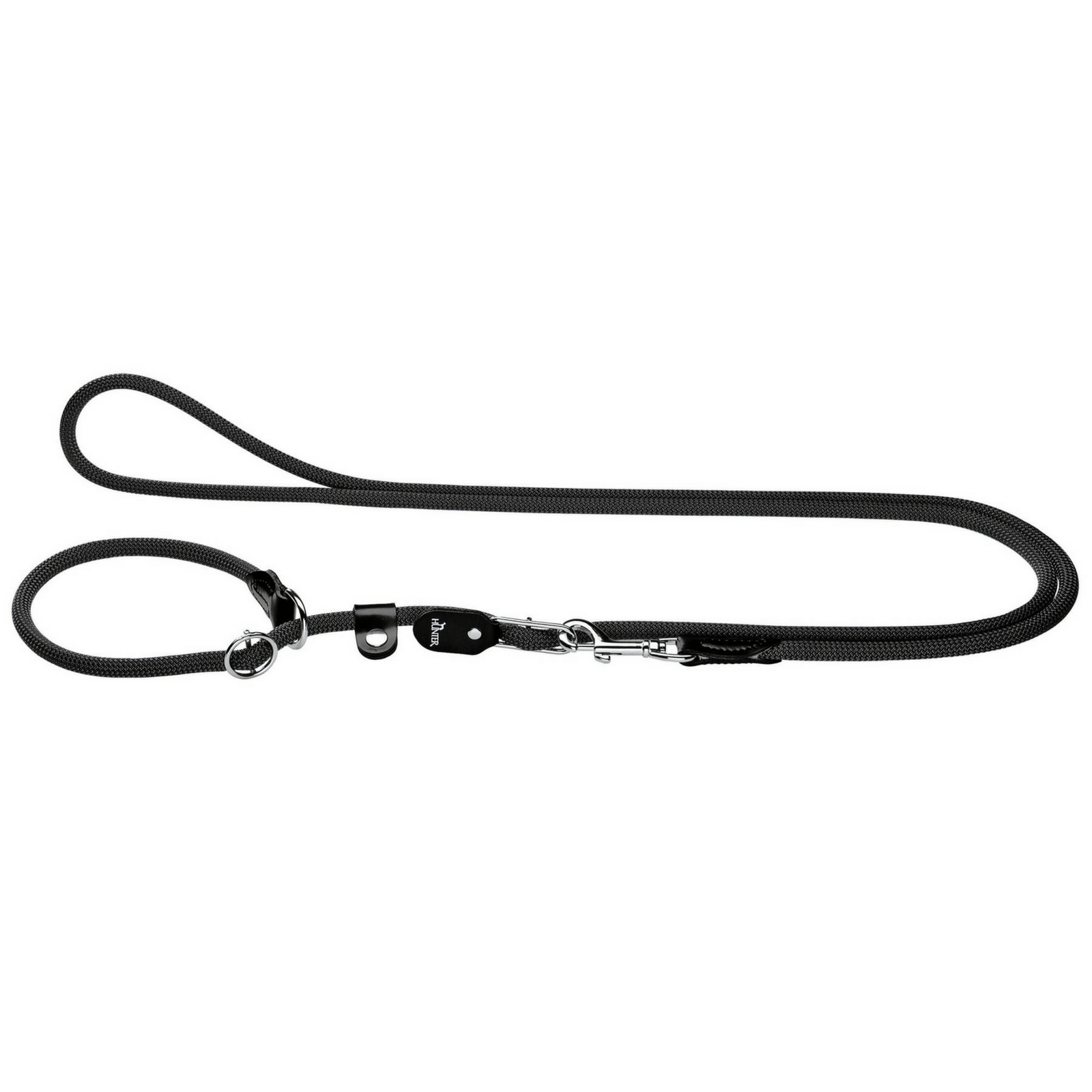 Hunter International Dog Leash Hunter Retriever Rope Dog Lead, Black