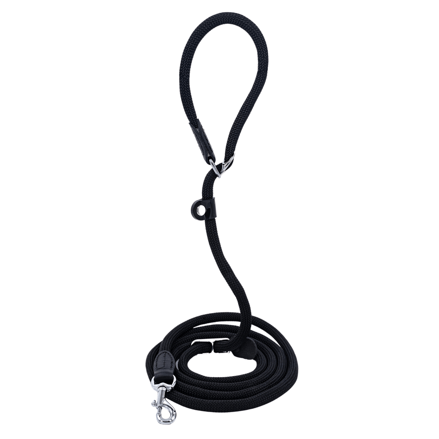 Hunter International Dog Leash Hunter Retriever Rope Dog Lead, Black